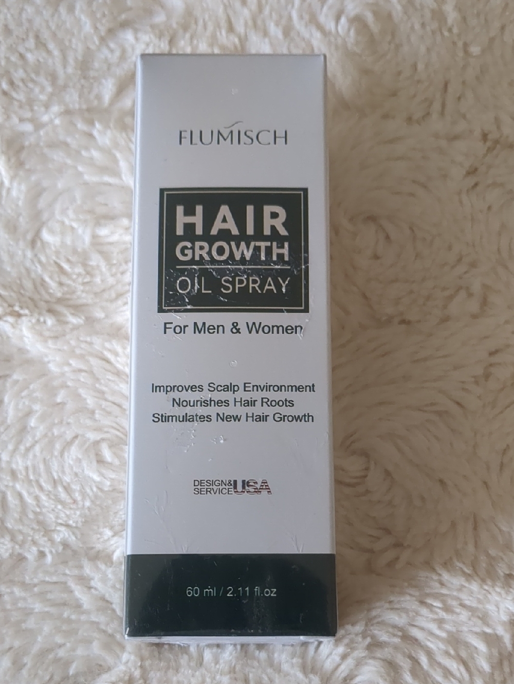 Hair Growth Oil Spray for Men & Women — White